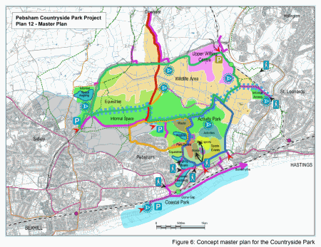 Figure 6: Concept master plan for the Countryside Park