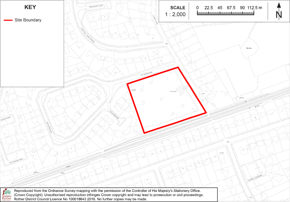 Policy BX16 Site Plan: