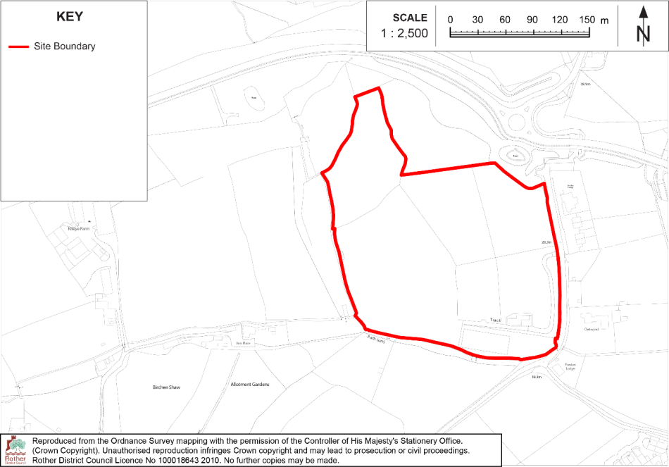 Policy BX33 Site Plan: