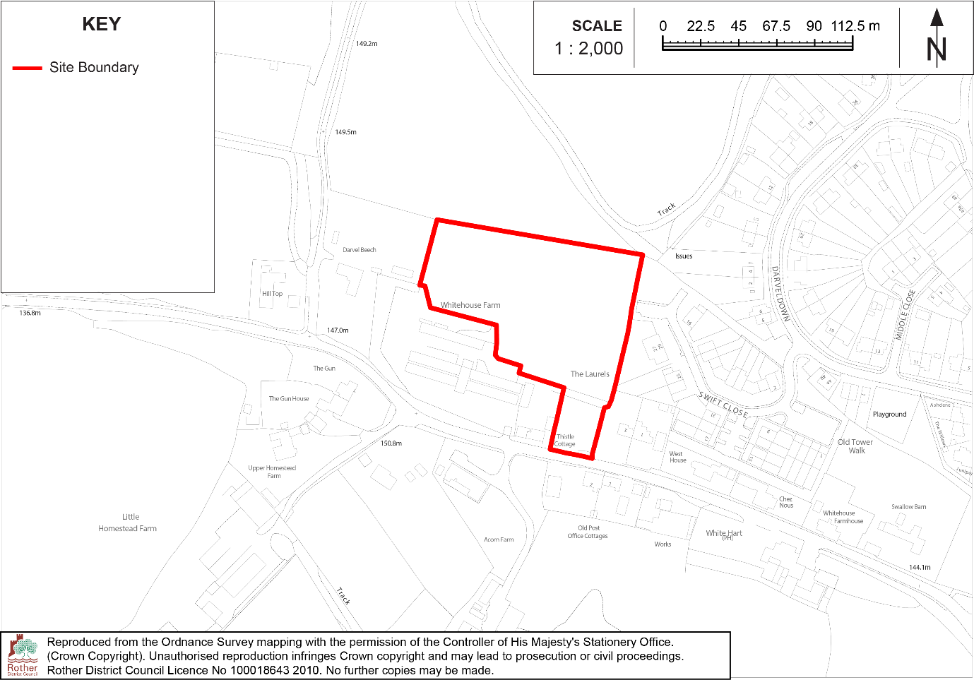 Site Location Plan: NE2