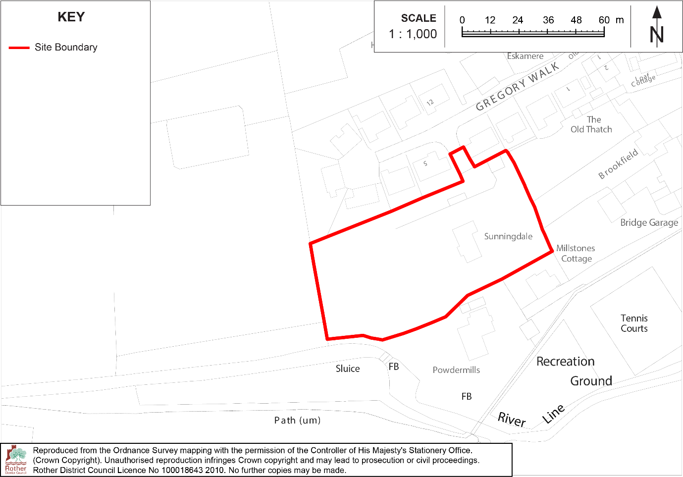 Site Location Plan: SD1