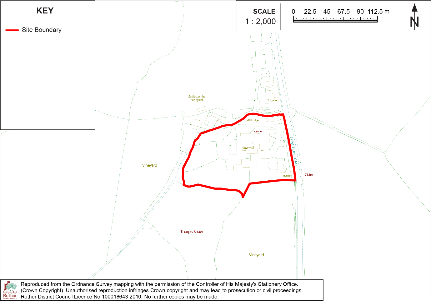 Site Location Plan: SD3