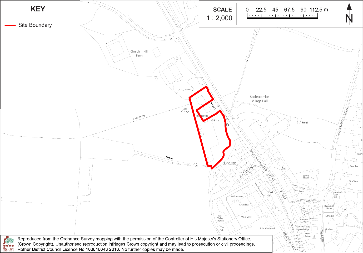 Site Location Plan: SD5
