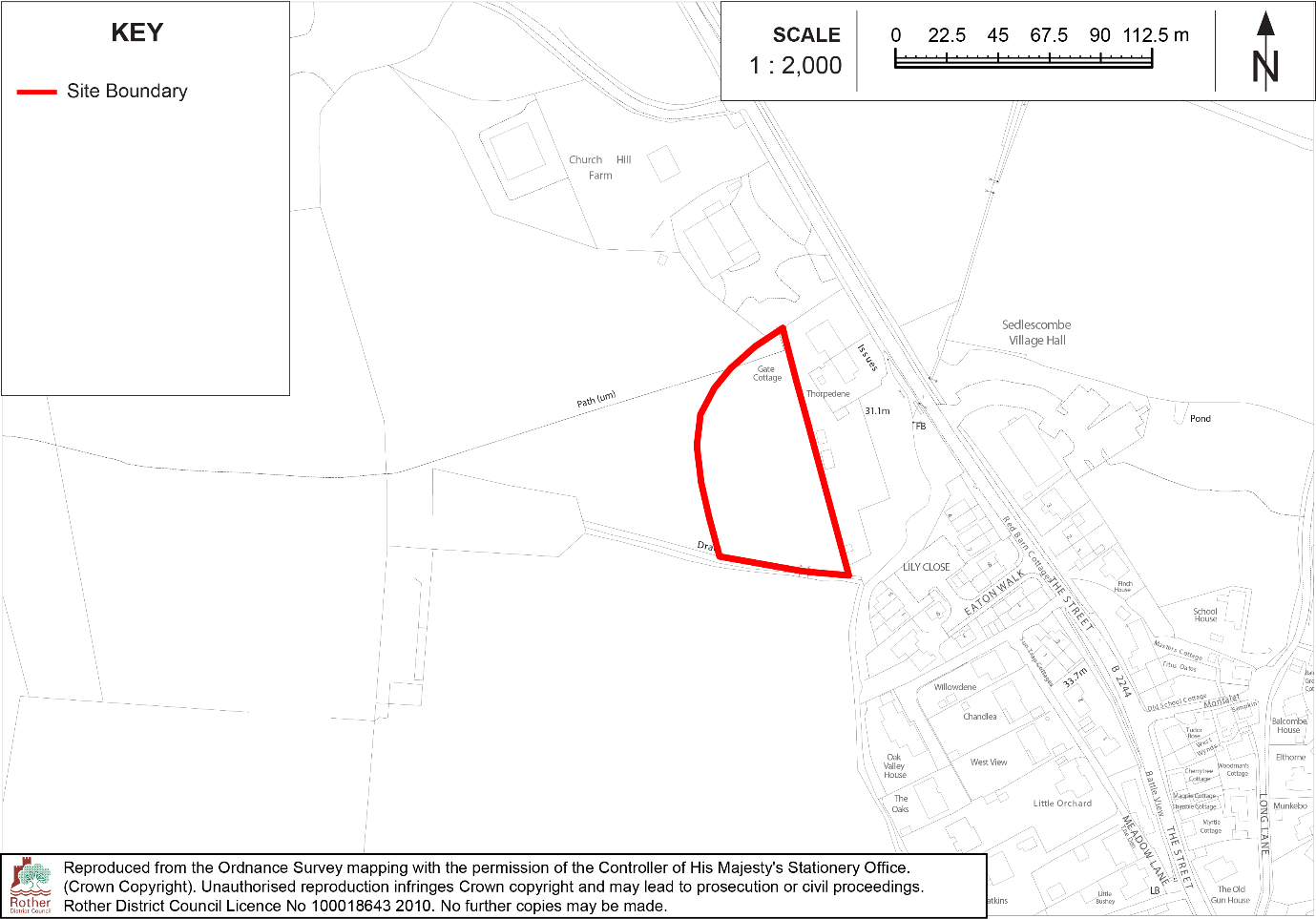 Site Location Plan: SD6