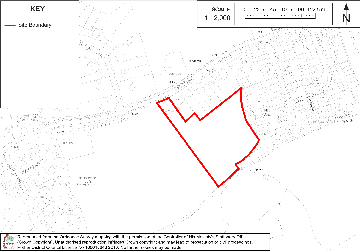 Site Location Plan: SD7
