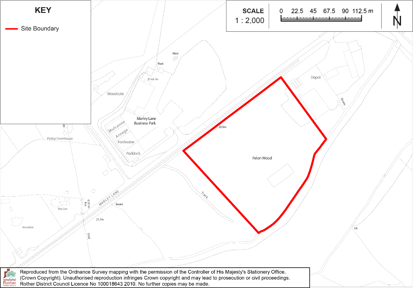 Site Location Plan: SD9