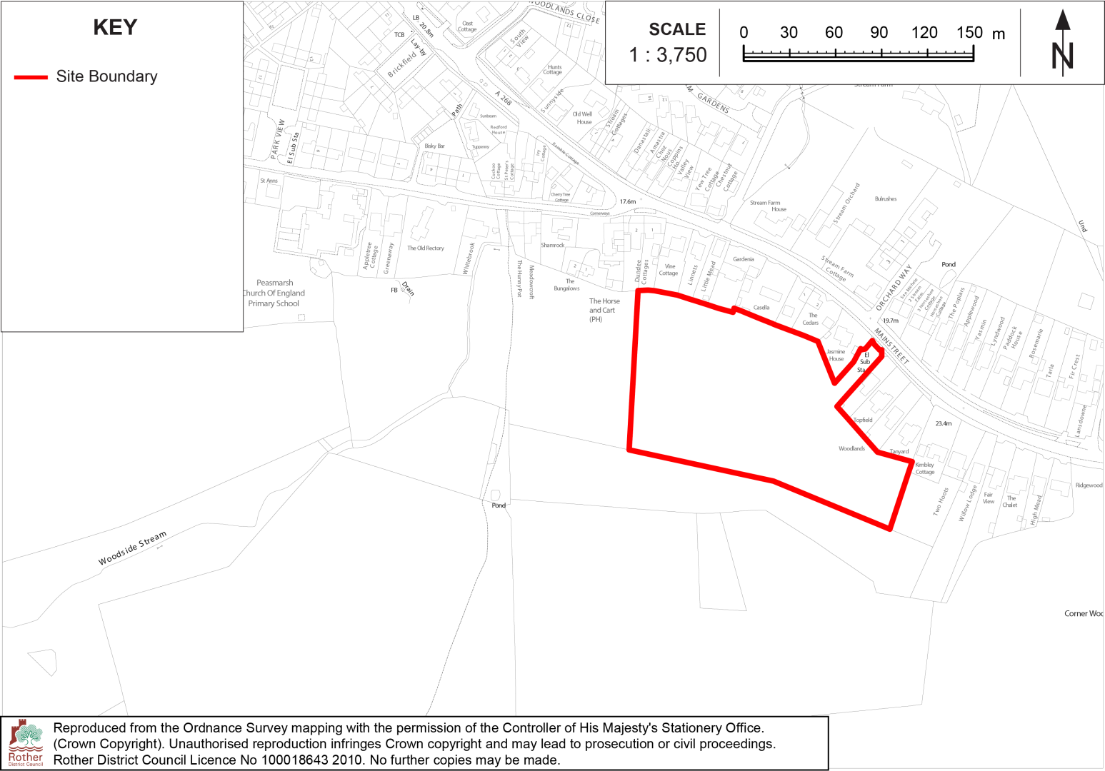 Site Location Plan: PE3