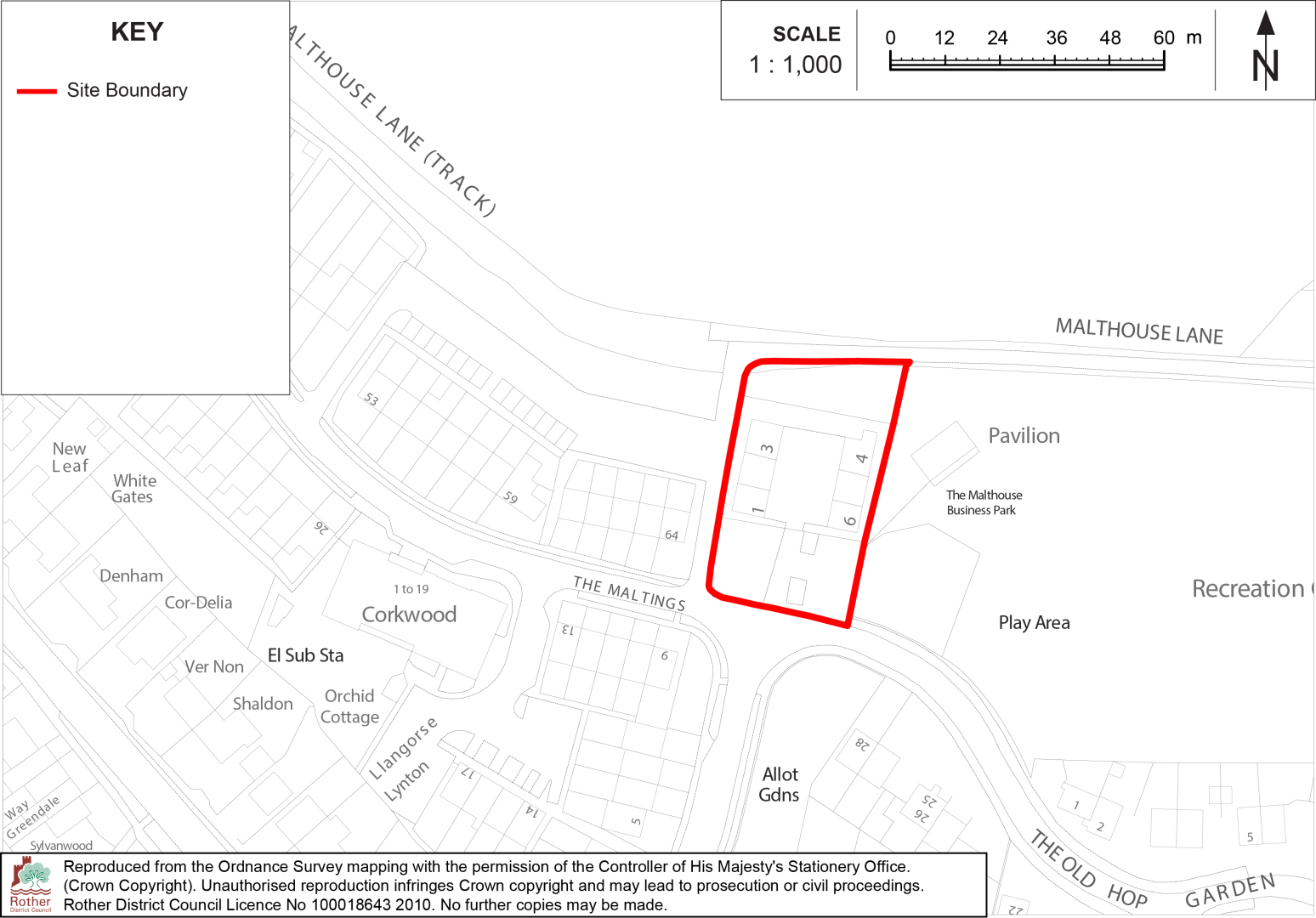 Site Location Plan: PE5
