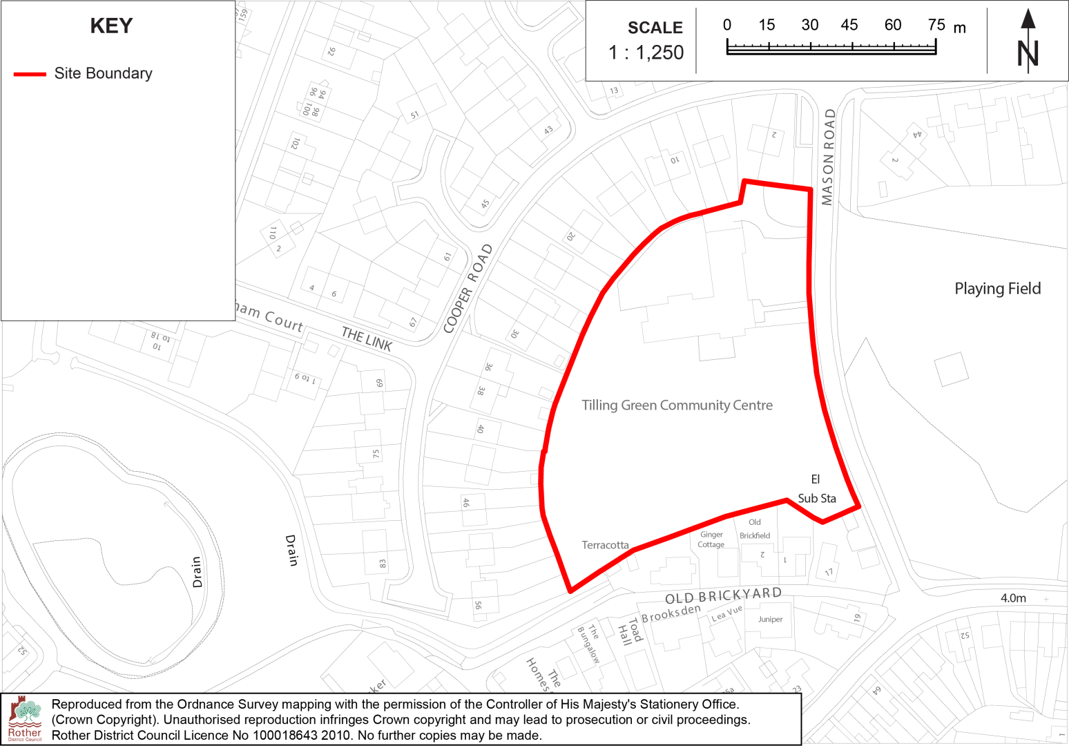 Site Location Plan: RY1