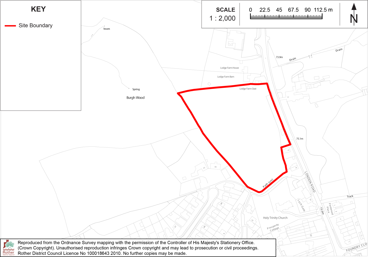 Site Location Plan: HG2