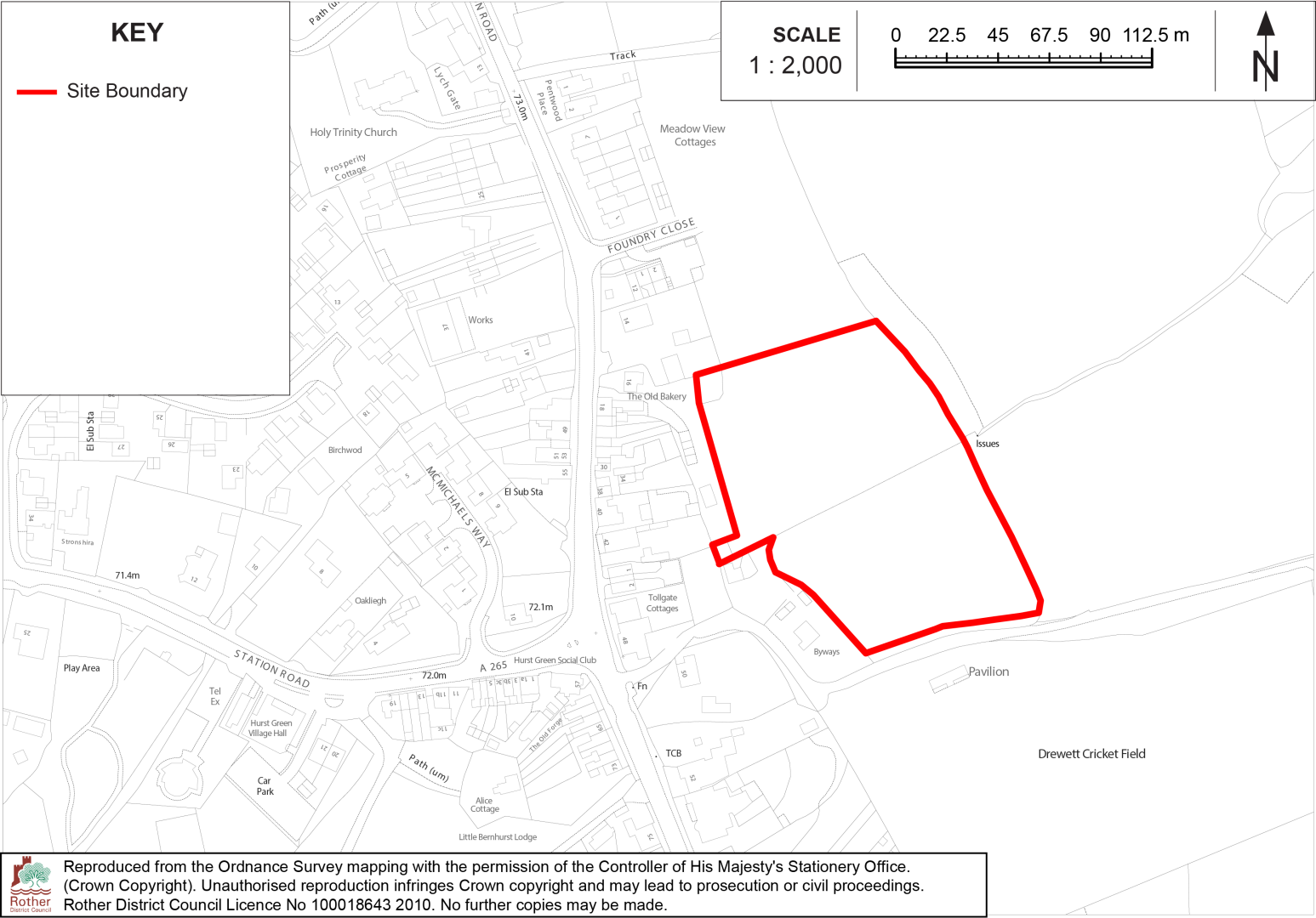 Site Location Plan: HG3