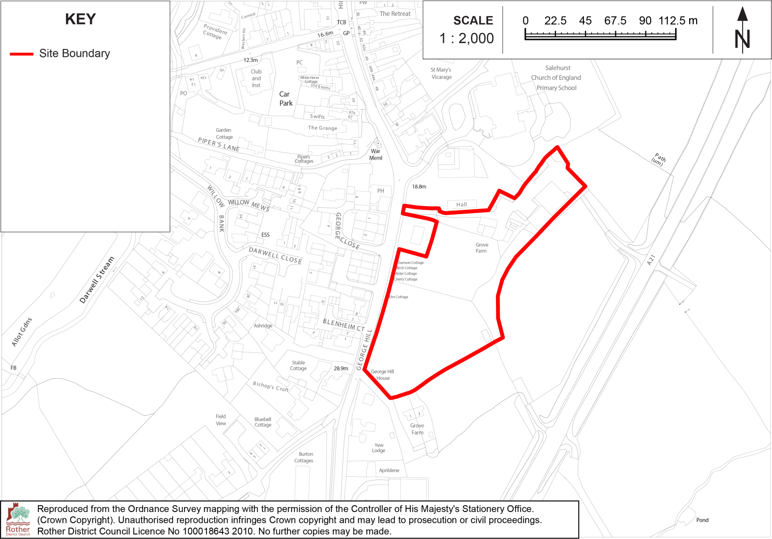 Site Location Plan: RB2
