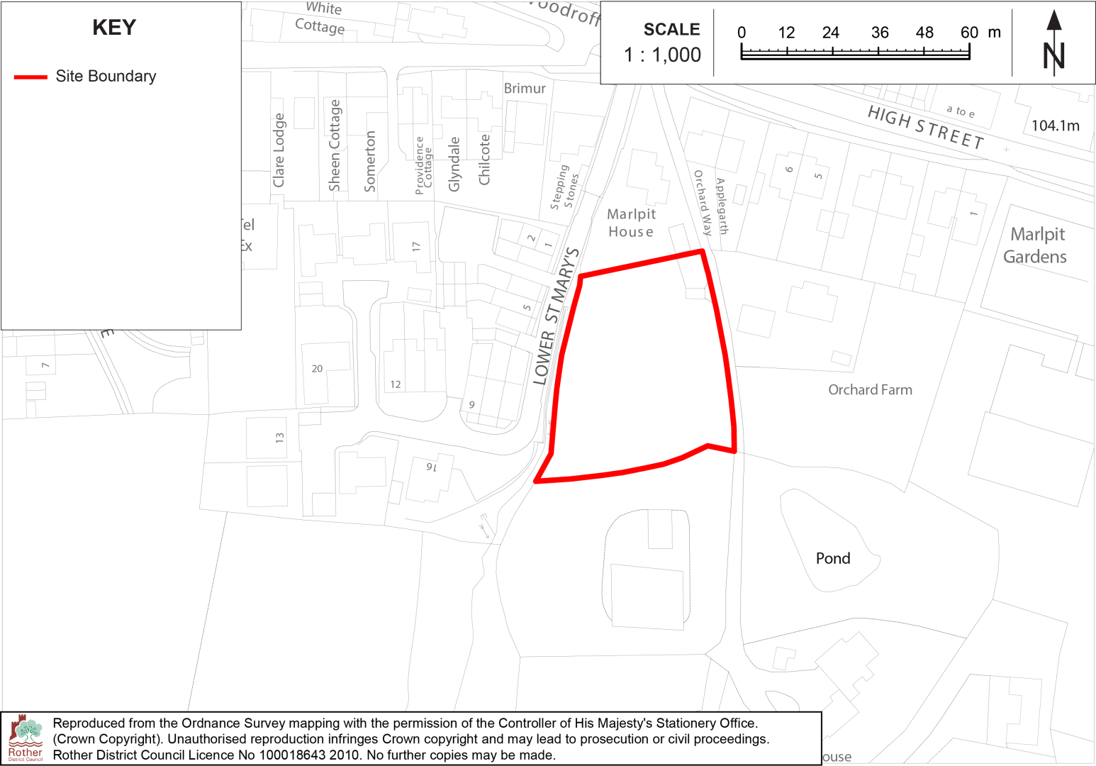 Site Location Plan: TC2