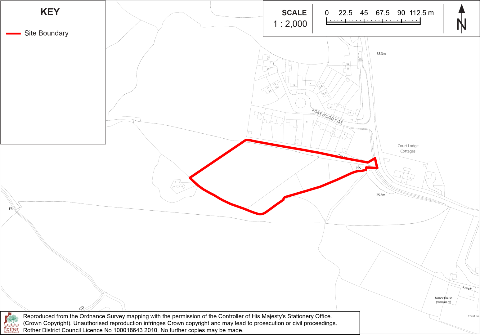 Site Location Plan: CR2