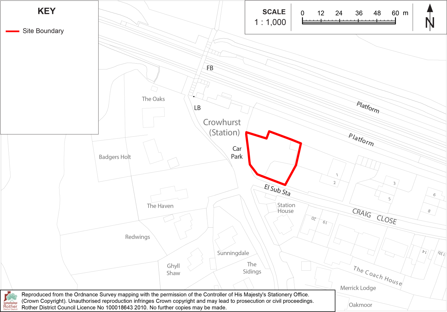 Site Location Plan: CR3