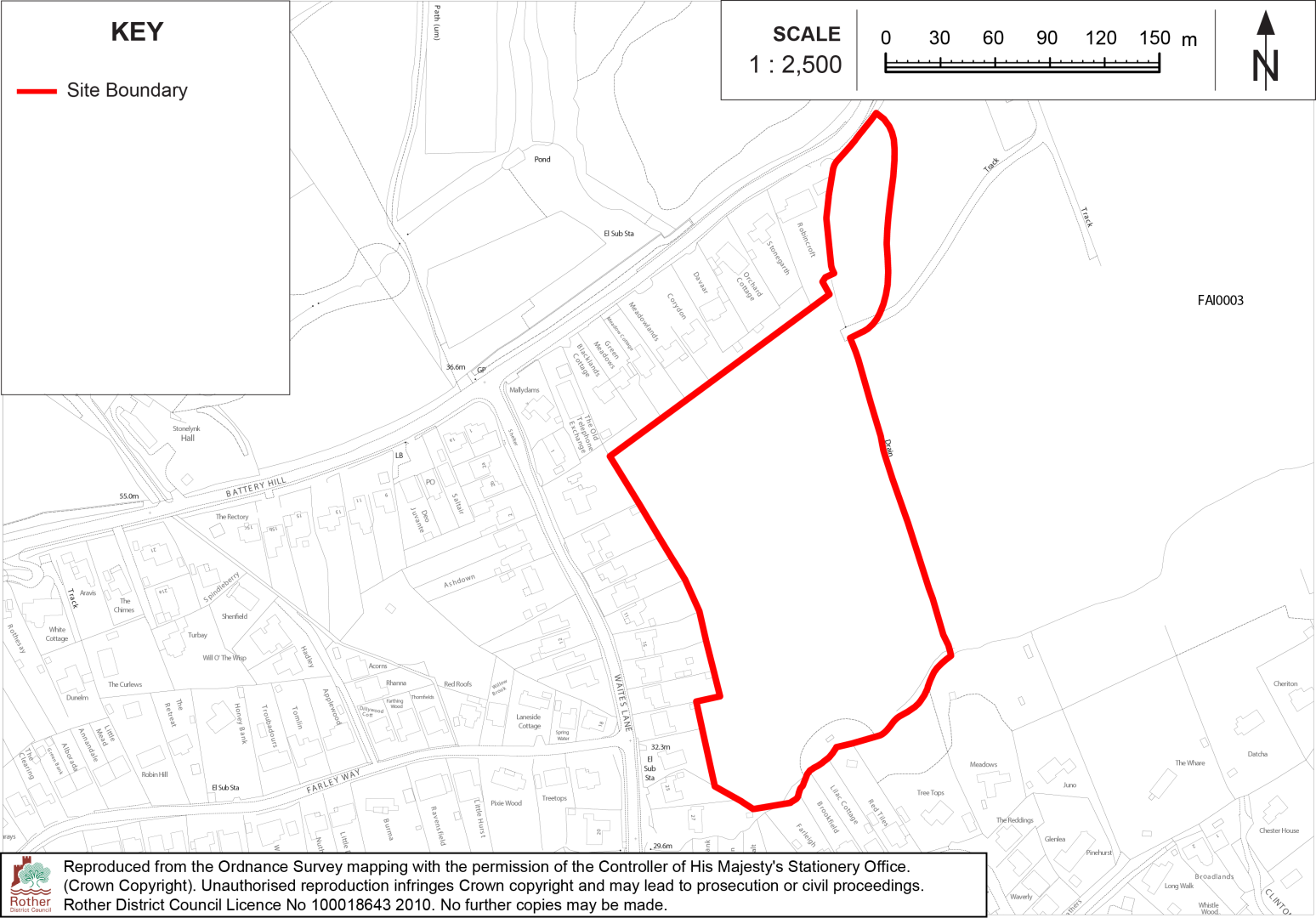 Site Location Plan: FA1