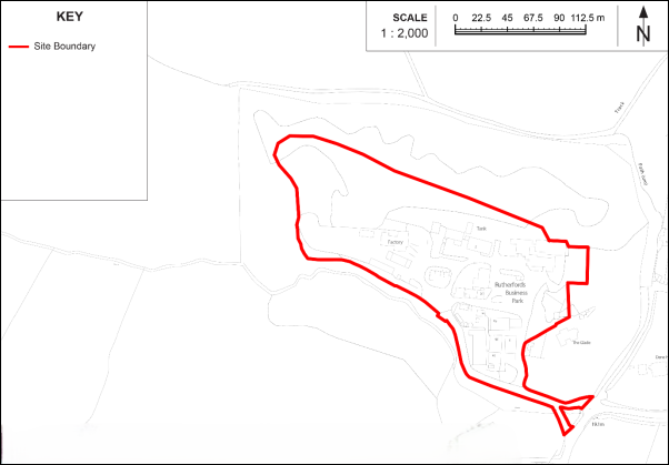 Map of site BT5