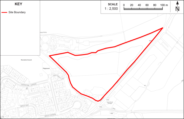 Map of site BT9