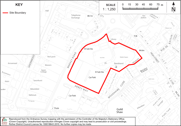 Map of site BT11