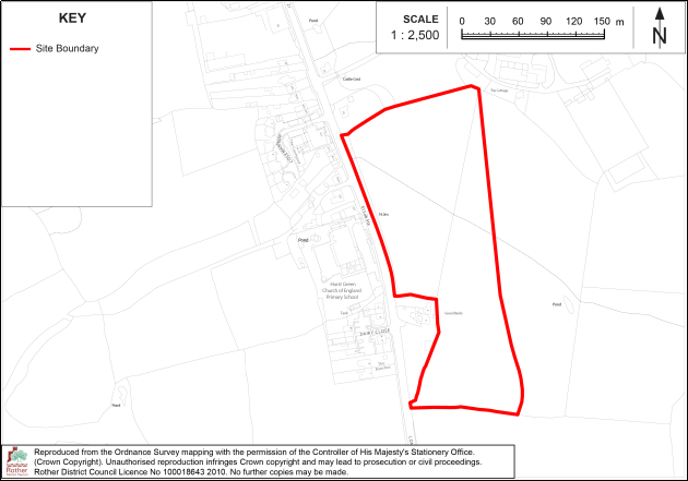 Map of site HG1