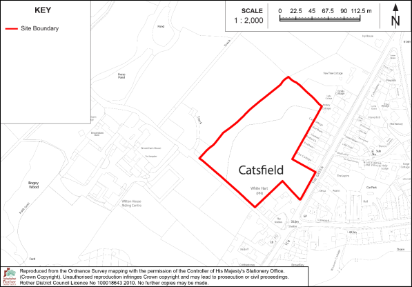 Map of site CT1