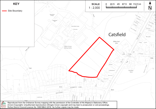 Map of site CT2