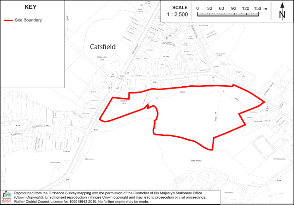 Map of site CT3