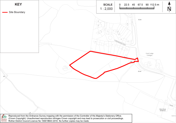 Map of site CR2