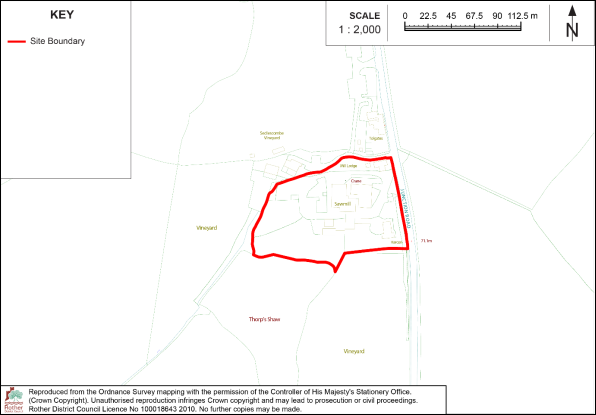 Map of site SD3