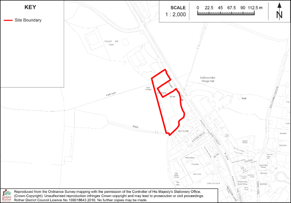 Map of site SD5