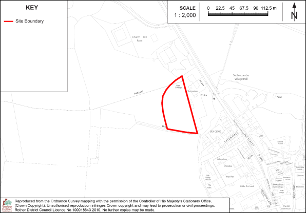 Map of site SD6