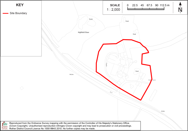 Map of site FW3
