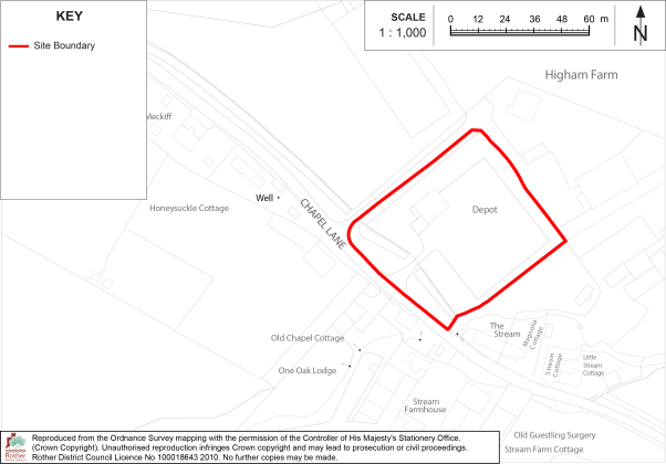 Map of site GU5