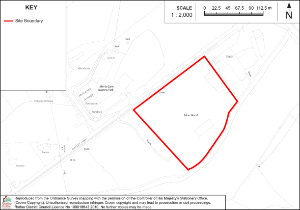 Map of site SD9