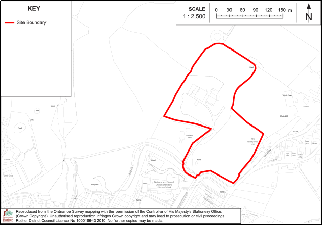 Map of site TC1