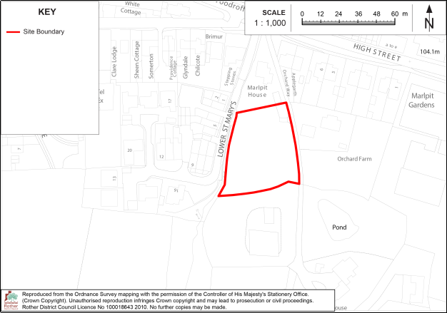 Map of site TC2
