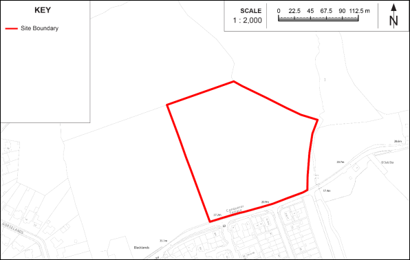 Map of site SD11