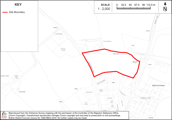 Map of site SG2