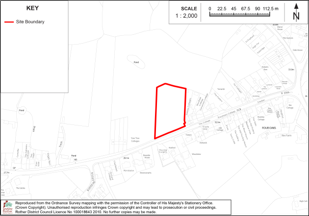 Map of site BC3
