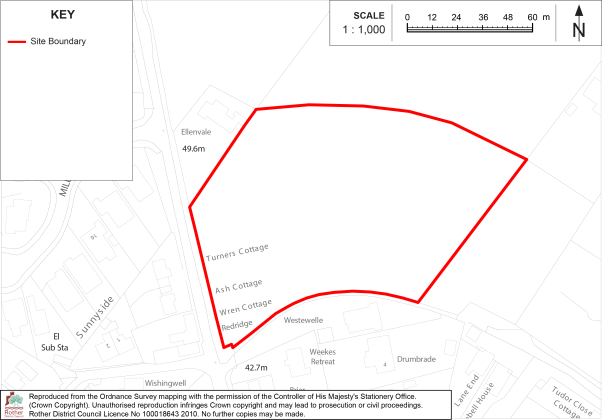 Map of site WS4