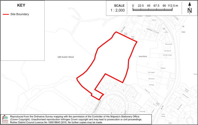 Map of site BR1