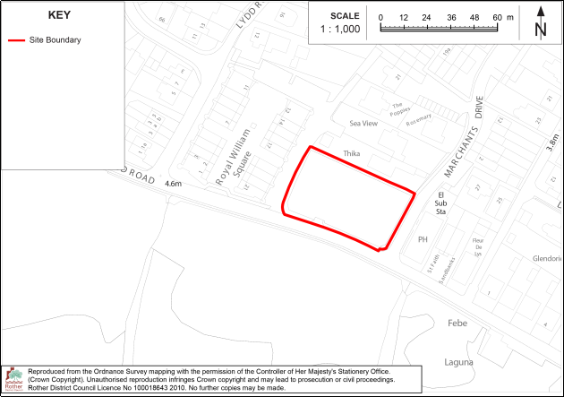 Map of site CM1
