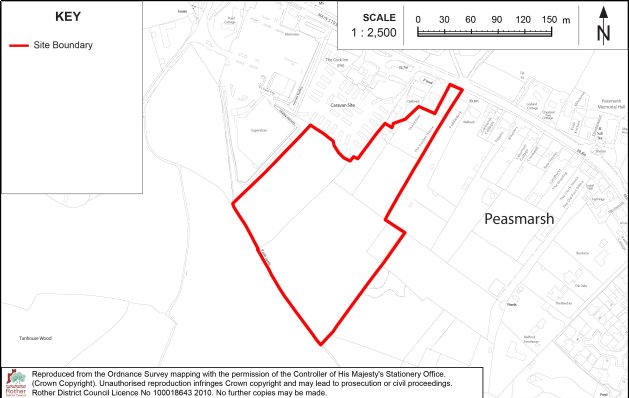Map of site PE1