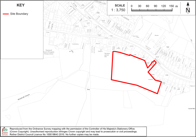 Map of site PE3