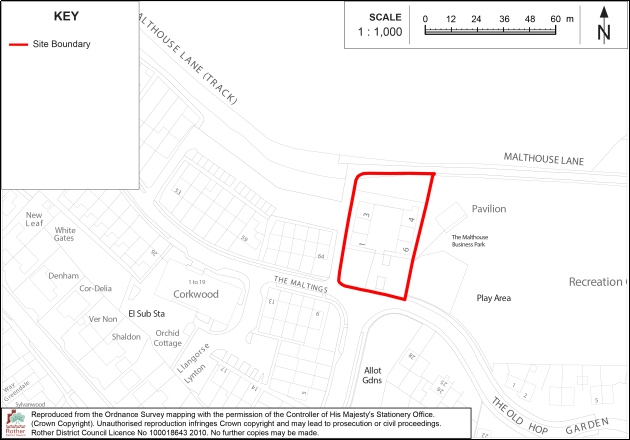 Map of site PE5