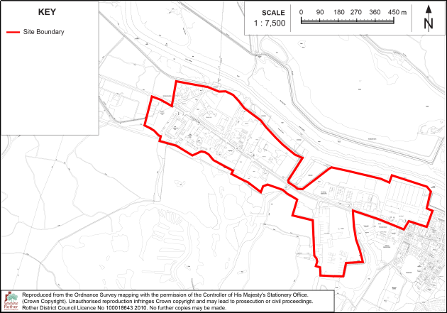 Map of site RH2